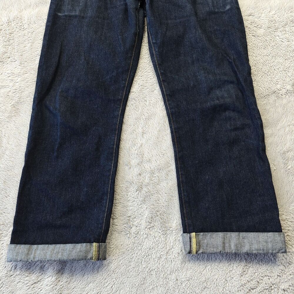 Tellason Dark Blue Straight Men Jeans - Picture 4 of 14